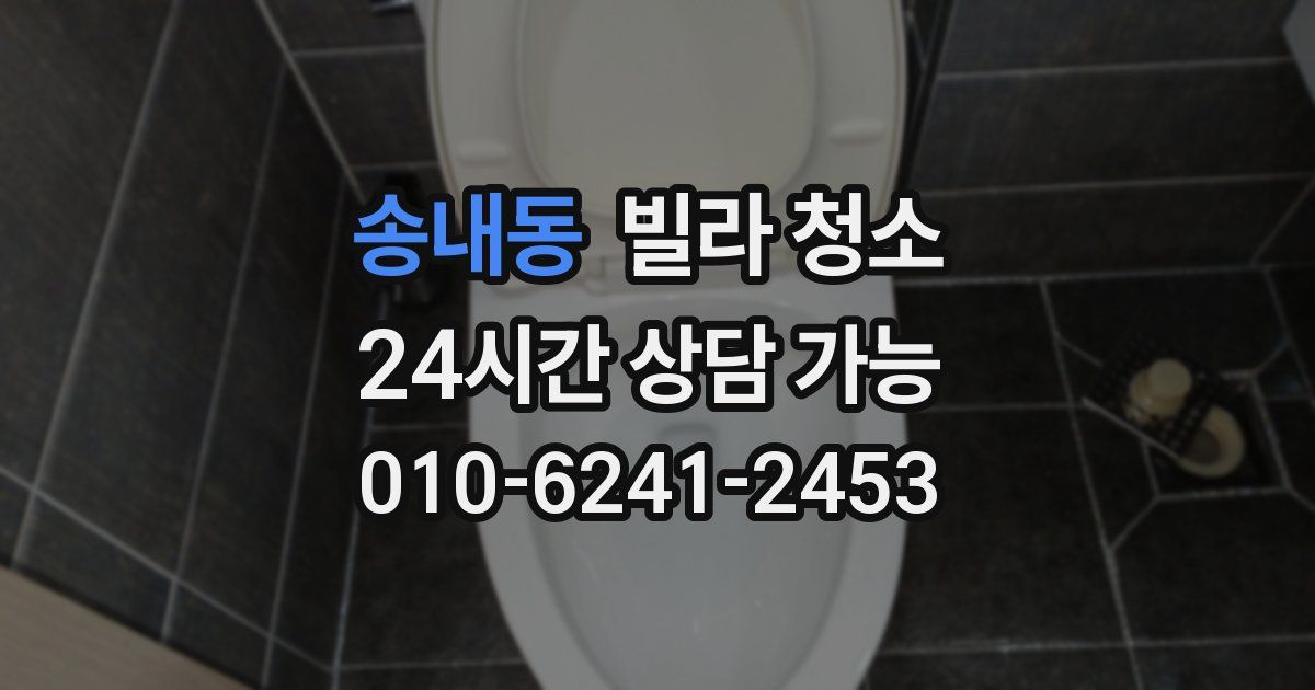 송내동 빌라 청소