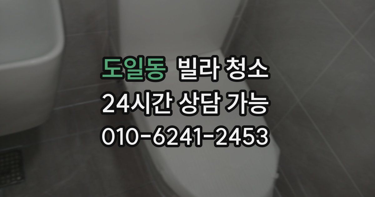 도일동 빌라 청소