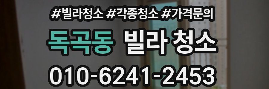 독곡동 빌라 청소