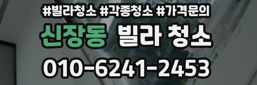 신장동 빌라 청소
