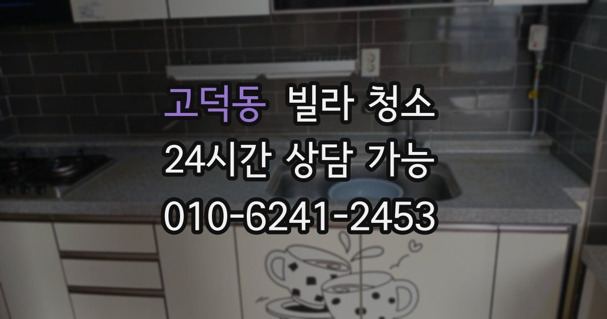 고덕동 빌라 청소