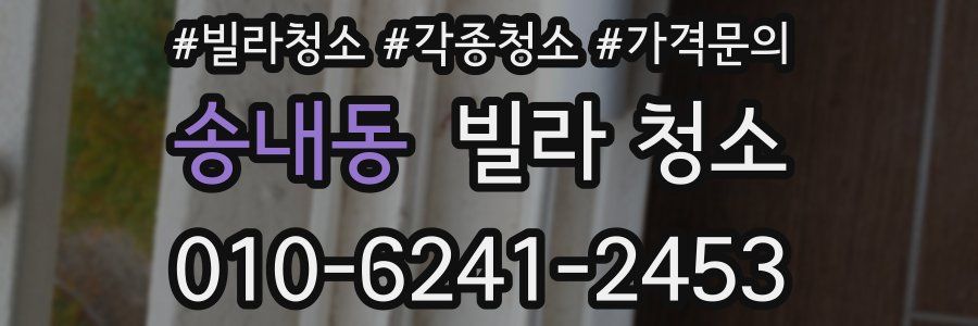 송내동 빌라 청소