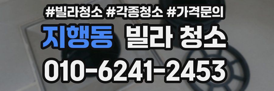 지행동 빌라 청소