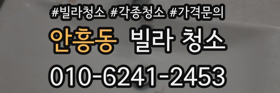 안흥동 빌라 청소