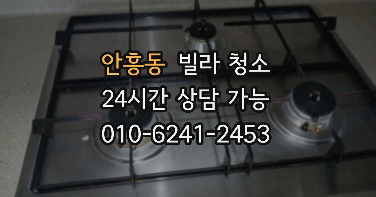 안흥동 빌라 청소