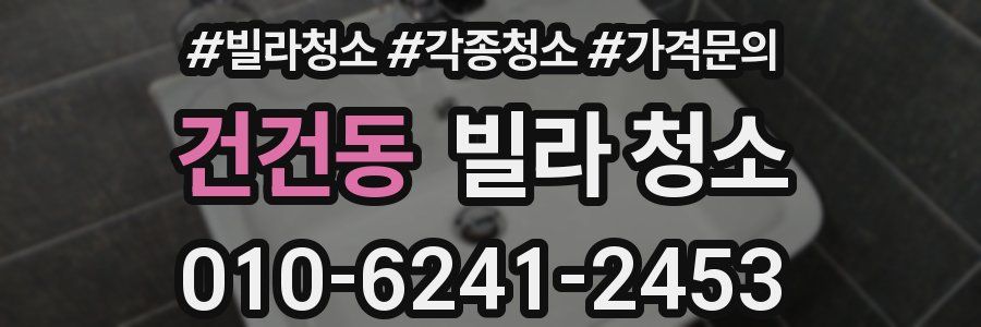 건건동 빌라 청소