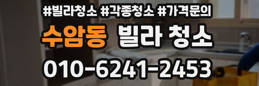 수암동 빌라 청소