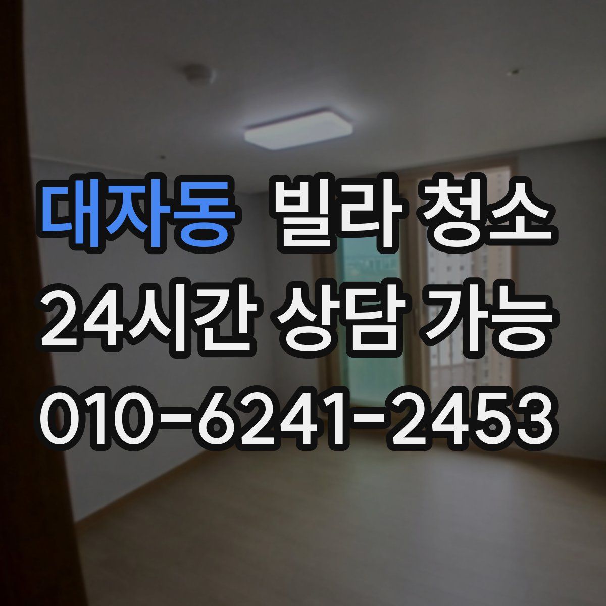 대자동 빌라 청소