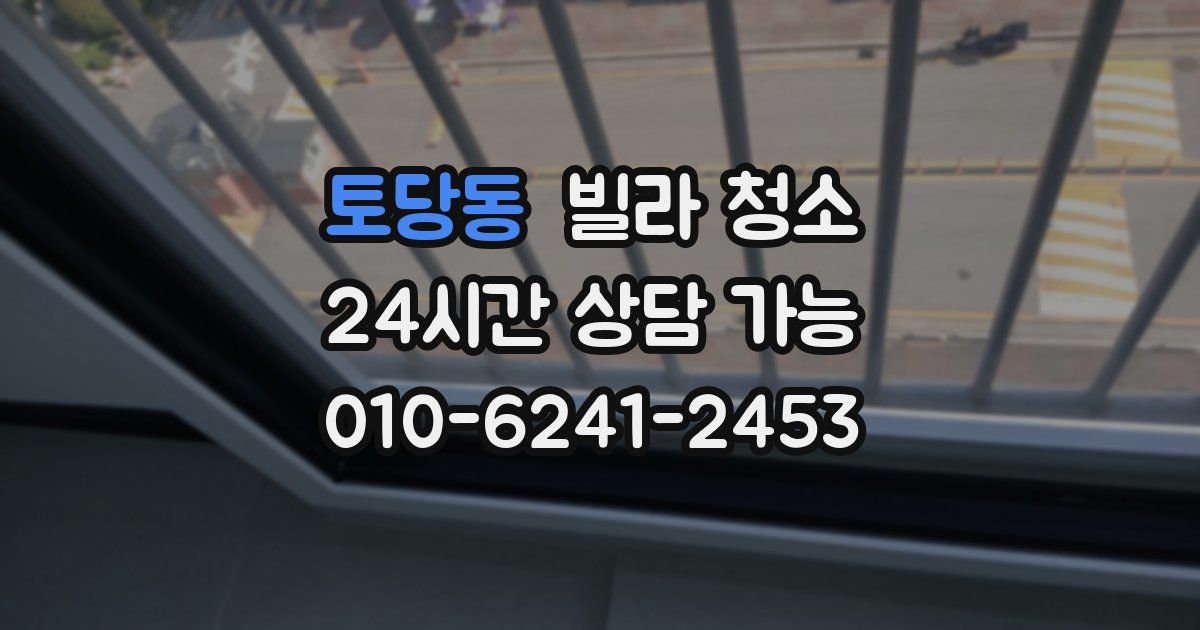 토당동 빌라 청소