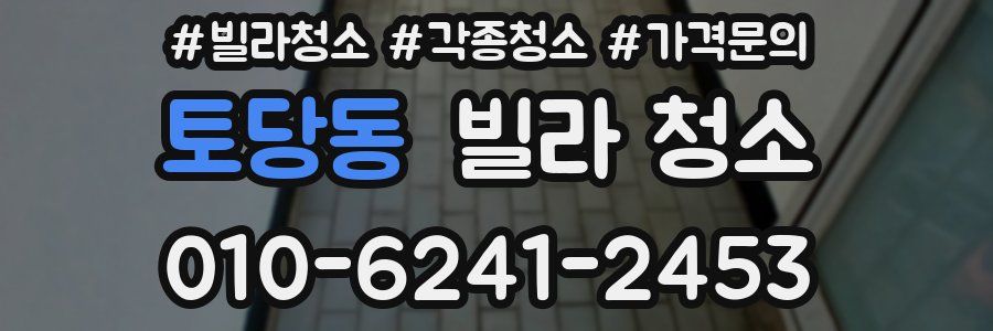 토당동 빌라 청소