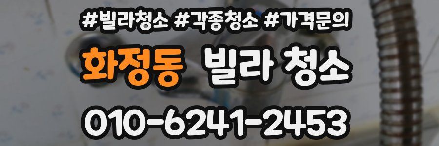 화정동 빌라 청소