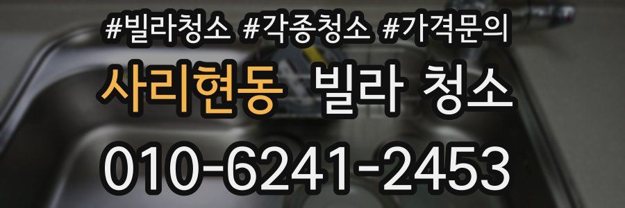 사리현동 빌라 청소