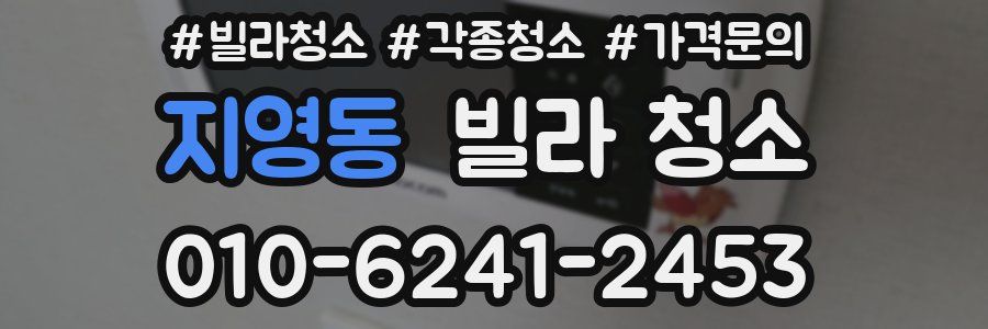 지영동 빌라 청소