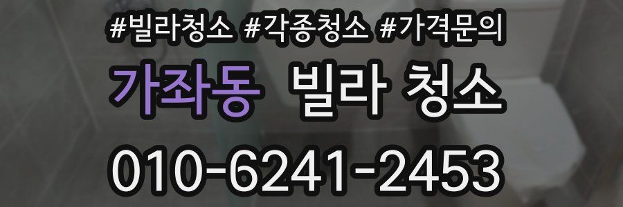 가좌동 빌라 청소