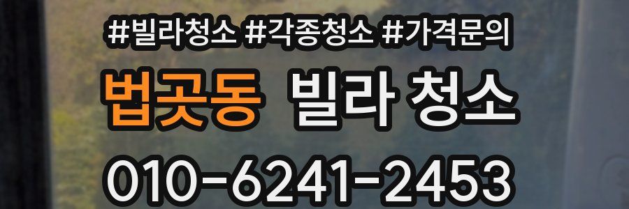 법곳동 빌라 청소