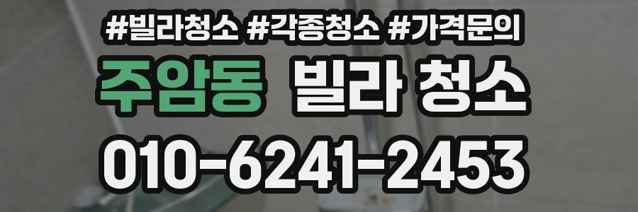 주암동 빌라 청소