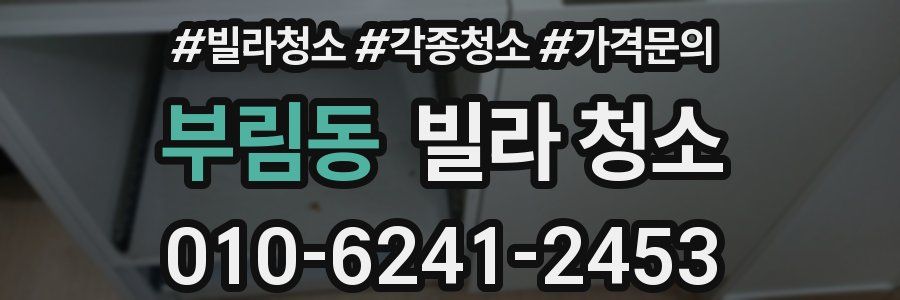 부림동 빌라 청소