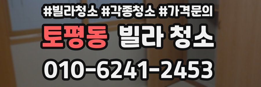 토평동 빌라 청소