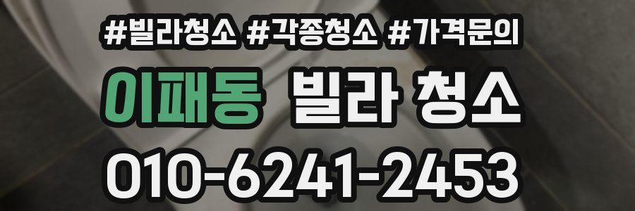 이패동 빌라 청소