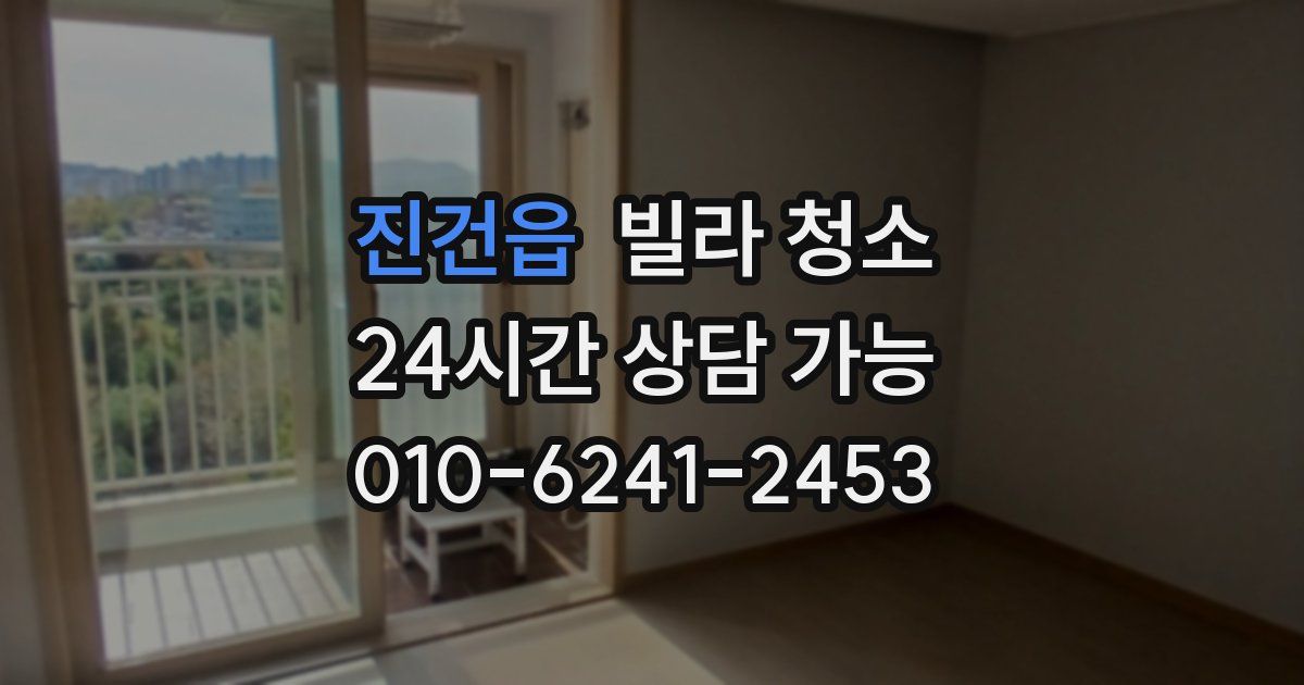 진건읍 빌라 청소