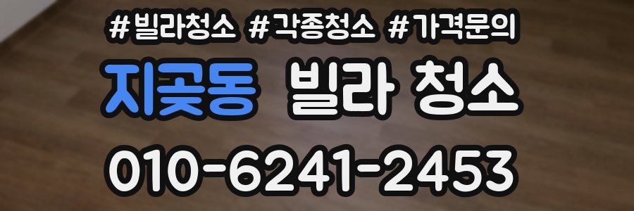 지곶동 빌라 청소