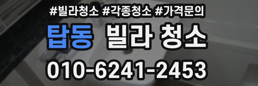 탑동 빌라 청소