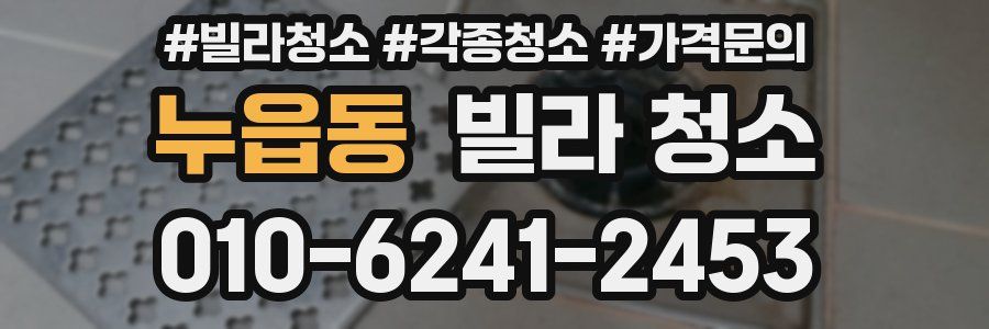 누읍동 빌라 청소