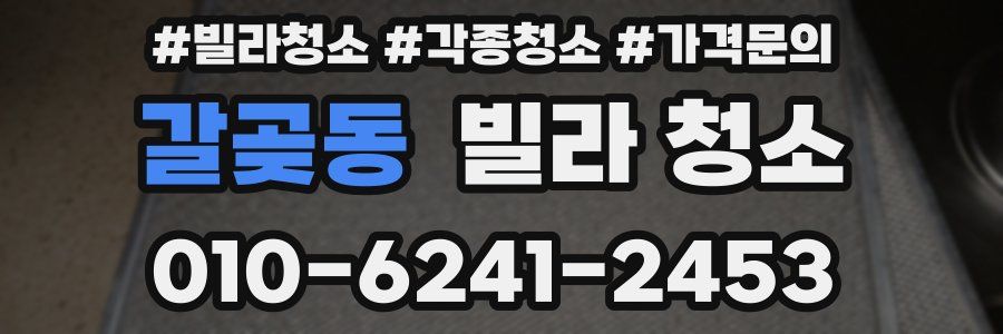 갈곶동 빌라 청소