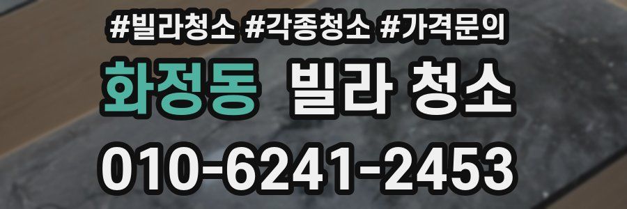 화정동 빌라 청소