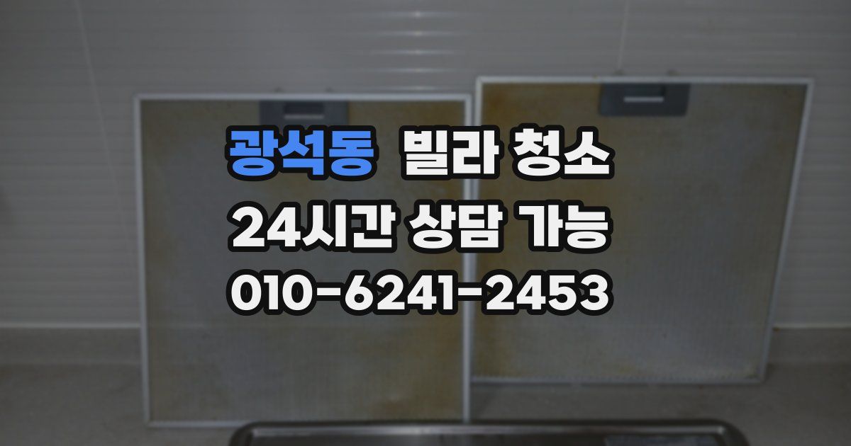 광석동 빌라 청소