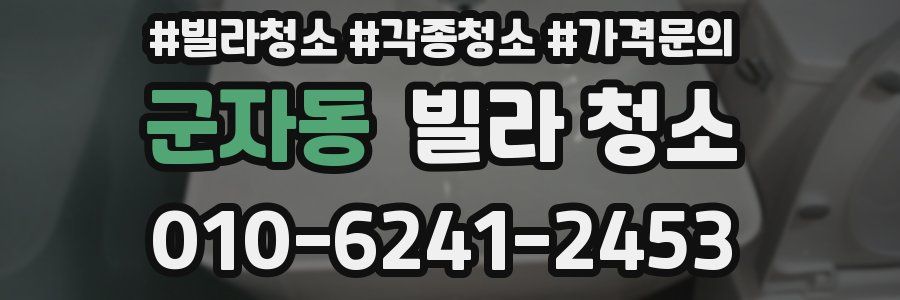 군자동 빌라 청소