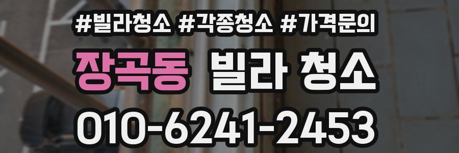 장곡동 빌라 청소