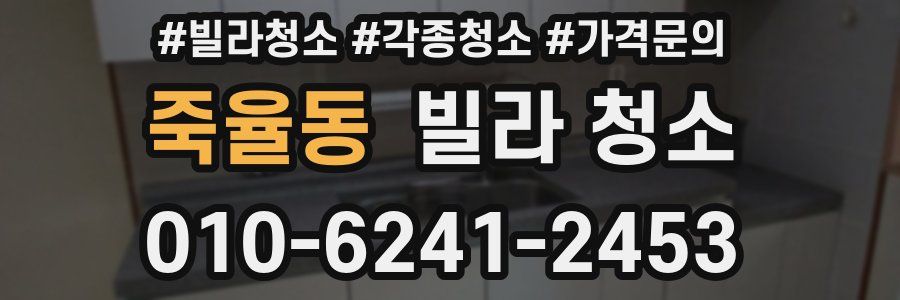 죽율동 빌라 청소