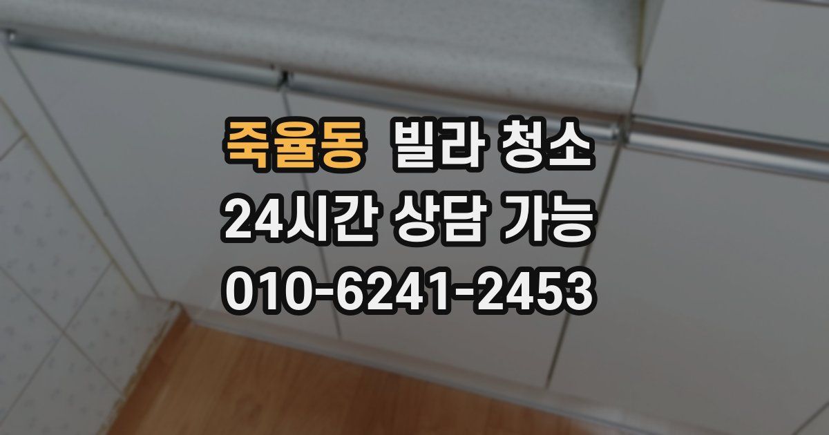 죽율동 빌라 청소