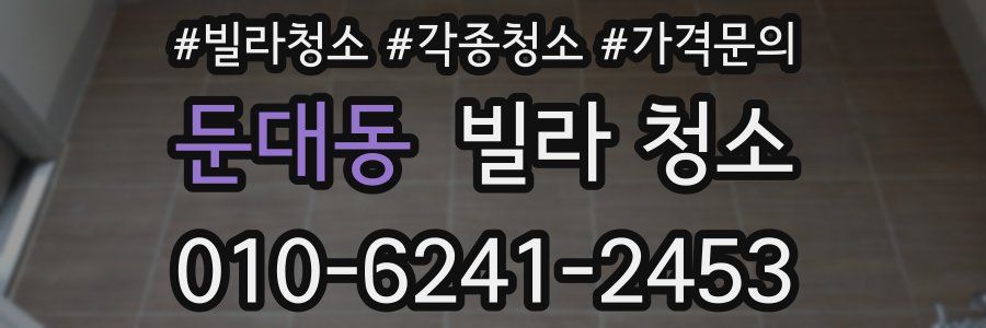 둔대동 빌라 청소