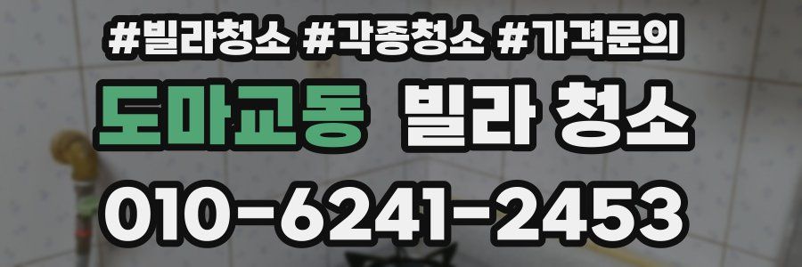 도마교동 빌라 청소