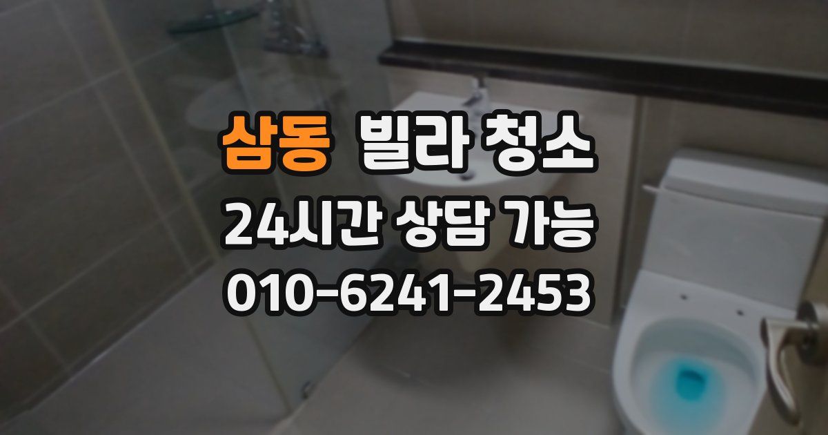 삼동 빌라 청소