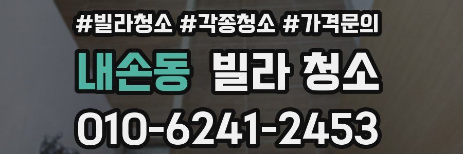 내손동 빌라 청소