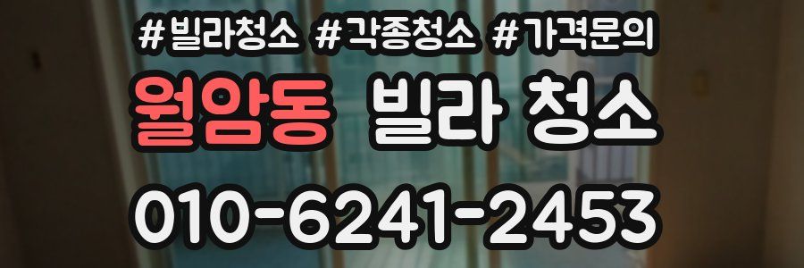 월암동 빌라 청소