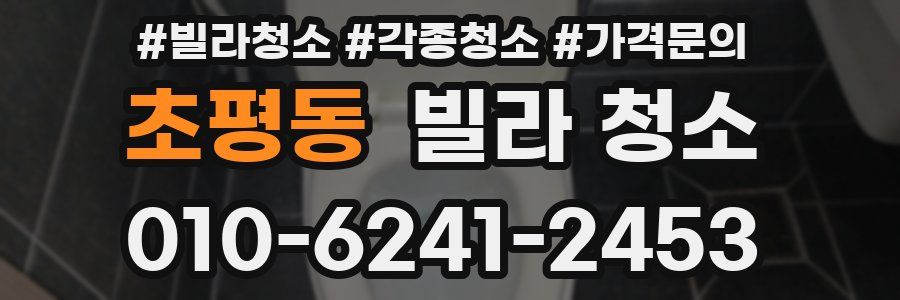 초평동 빌라 청소