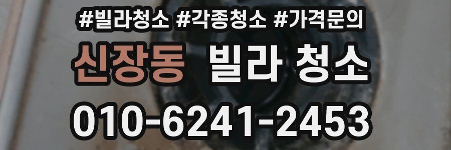 신장동 빌라 청소