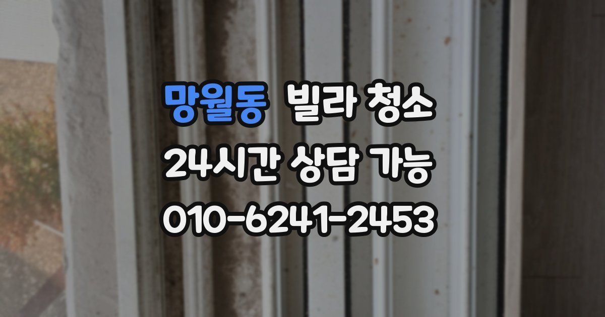 망월동 빌라 청소