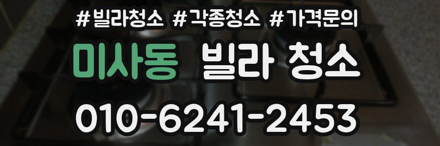 미사동 빌라 청소