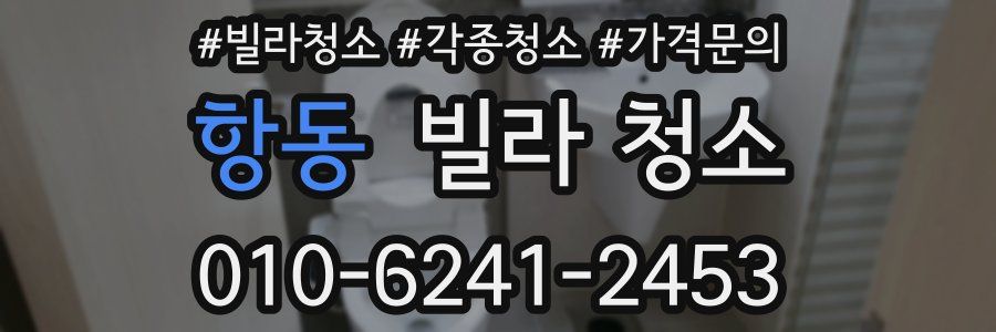 항동 빌라 청소