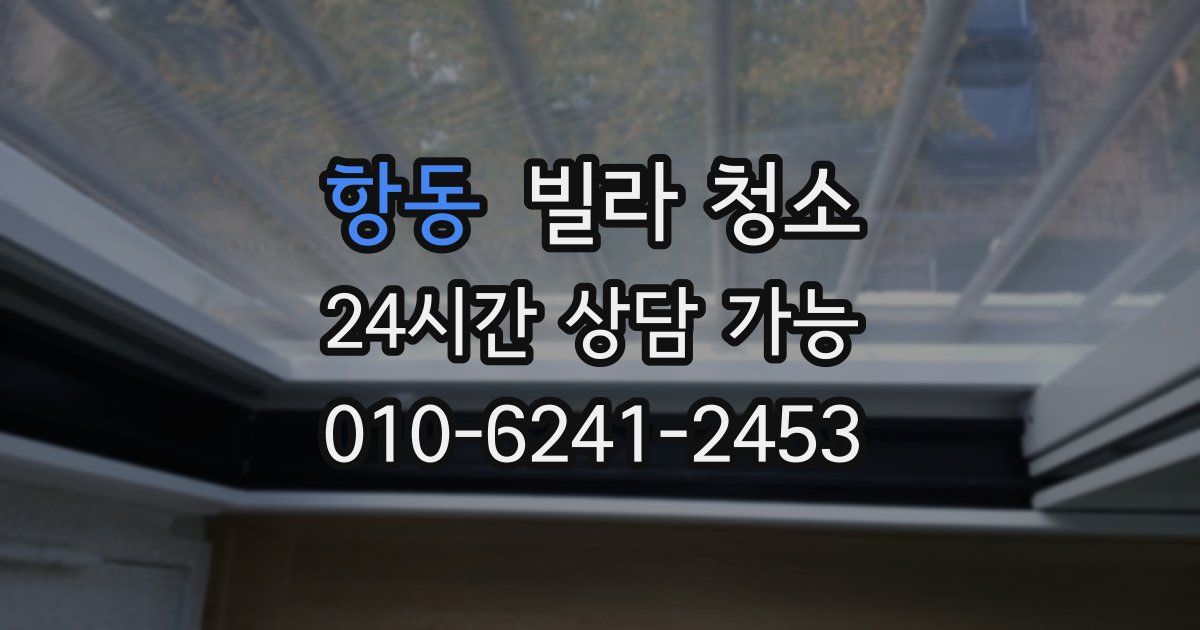 항동 빌라 청소