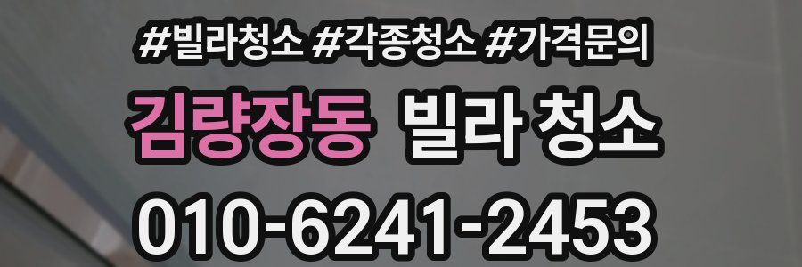 김량장동 빌라 청소