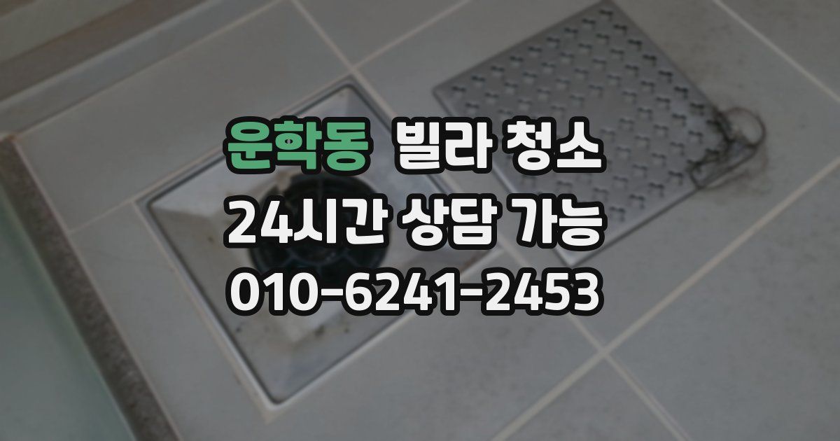 운학동 빌라 청소