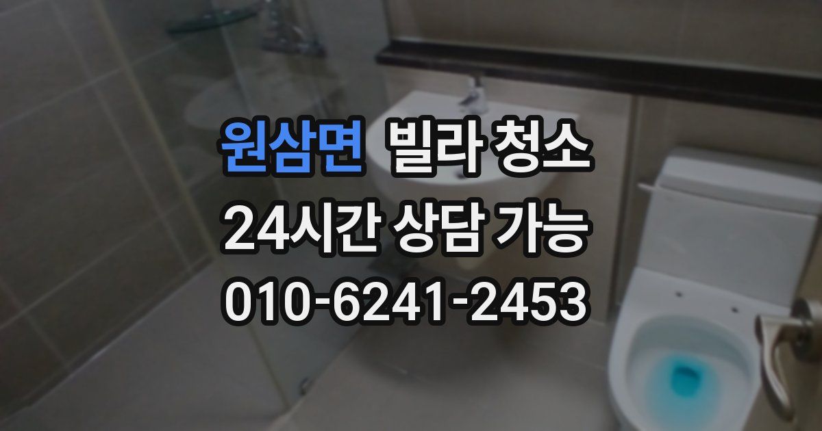 원삼면 빌라 청소