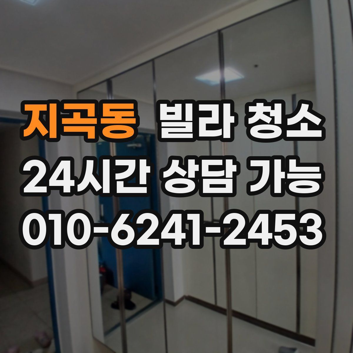 지곡동 빌라 청소