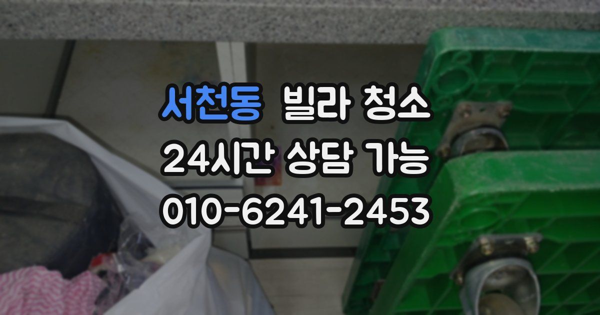 서천동 빌라 청소